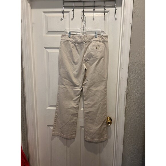 VTG Ann Taylor Women's Beige Business Casual Pants Size 12 Slacks Cotton Spandex - Picture 4 of 8